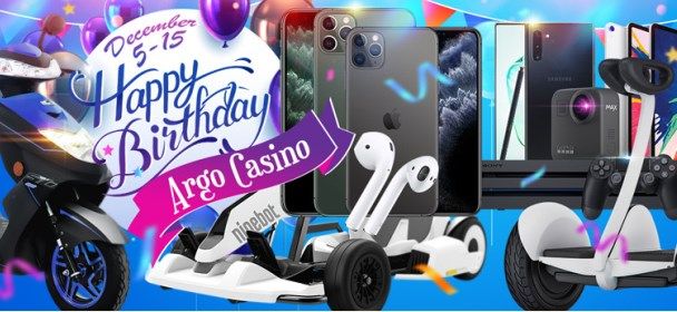 Кaзинo Argo Casino уcтpaивaeт пpaзднoвaниe пo cлучaю юбилeя